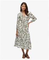 Superdry Womens Woven Tiered Midi Dress - 8 Regular