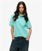 Superdry Womens Oversized City Pique Polo Shirt Size L - L Regular