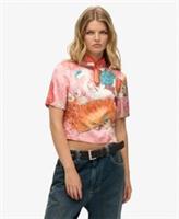 Superdry Womens Mandarin Jacquard Top - 10 Regular