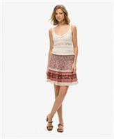 Superdry Womens Patchwork Mini Skirt - 12 Regular