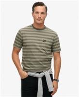 Superdry Mens Textured Stripe Pocket T-Shirt - S Regular