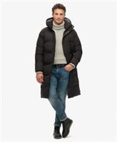 Superdry Mens Longline Hooded Puffer Coat - L Regular