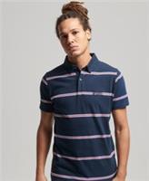 Superdry Mens Organic Cotton Academy Stripe Polo Shirt Size S - S Regular