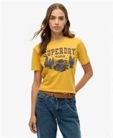 Superdry Womens Lo-Fi Outdoor Mono Relaxed T-Shirt - 10 Regular