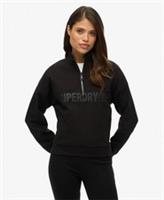 Superdry Womens Active Tech Logo Relaxed Half Zip Sweatshirt - 12 Regular