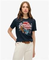 Superdry Womens Vintage Logo Tokyo Relaxed T-Shirt - 12 Regular