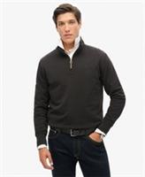 Superdry Mens Core Logo Half Zip Sweatshirt - S Regular
