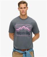 Superdry Mens 90S Terrain Graphic T-Shirt - M Regular
