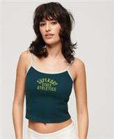 Superdry Womens Athletic Essentials Crop Cami Top - 14 Regular