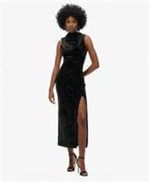 Superdry Womens Velvet Maxi Dress - 10 Regular
