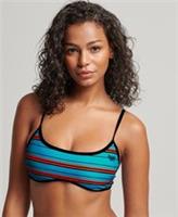 Superdry Womens Striped Recycled Bikini Top Size 16 - 16 Regular