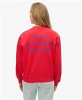 Superdry Womens Core Logo City Graphic Crew Sweatshirt - 6 Regular