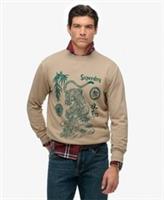 Superdry Mens Tokyo Narrative Loose Sweatshirt - XL Regular