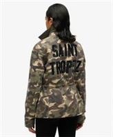 Superdry Womens Embellished M65 Military Jacket - 14 Regular