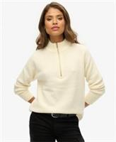 Superdry Womens Brushed Half Zip Jumper  14 Regular
