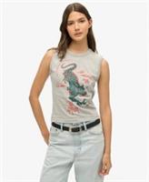 Superdry Womens Superdry Womens X Komodo Kailash Dragon Slim Vest Top - 8 Regular