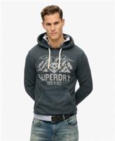 Superdry Mens Lo-Fi Outdoor Mono Relaxed Hoodie - XL Regular