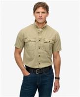 Superdry Mens Military Short Sleeve Shirt - L Regular