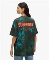 Superdry Womens Oversized Utility Camo Graphic T-Shirt Size Xxl - XXL Regular