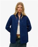 Superdry Womens The Merchant Store - Oversized Linen Overshirt - L Regular