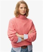 Superdry Womens Slouchy Mock Neck Jumper - 12 Regular