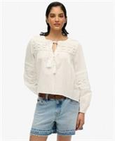 Superdry Womens Ibiza Lace Blouse - 10 Regular