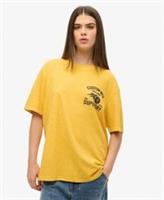 Superdry Womens Oversized Biker Graphic T-Shirt - XXL Regular