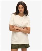 Superdry Womens Oversized Essential Washed Pocket T-Shirt Size Xxl - XXL Regular