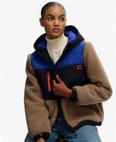 Superdry Womens Hooded Fleece Sherpa Jacket - 8 Regular