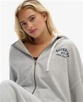 Superdry Womens Athletic Essentials Oversized Zip Hoodie - 12 Regular