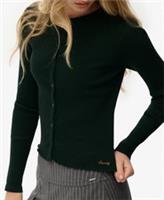 Superdry Womens Athletic Essentials Ribbed Cardigan - 14 Regular