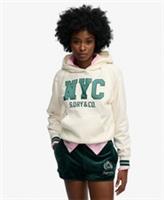 Superdry Womens Country Club Varsity Hoodie - 8 Regular