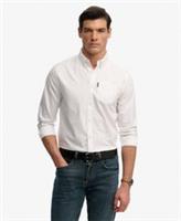Superdry Mens Essential Oxford Long Sleeve Shirt - L Regular