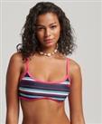 Superdry Womens Striped Recycled Bikini Top - 16 Regular
