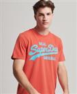 Superdry Mens Vintage Logo Neon T-Shirt - S Regular