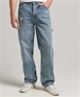 Superdry Mens Organic Cotton Carpenter Jeans Size 34/34 - 34/34 Regular