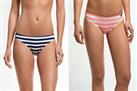 Superdry Womens Marine Stripe Bikini Bottoms - XS Regular