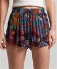 Superdry Womens Vintage Beach Printed Shorts - NA Regular