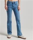 Superdry Womens Mid Rise Slim Flare Jeans - 32/33 Regular