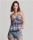 Superdry Womens Tiered Cami Top - 16 Regular