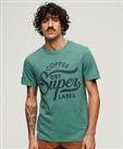 Superdry Mens Copper Label Script T-Shirt - S Regular