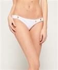 Superdry Womens Picot Textured Bikini Bottoms - 10 Regular