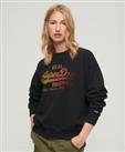 Superdry Womens Tonal Vintage Logo Graphic Sweatshirt - 12 Regular