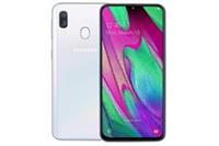 Samsung Galaxy A40 4G 5.9" Smartphone 4GB RAM 64GB Unlocked White ((No Accs)) C
