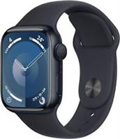 Apple Watch Series 9 GPS 41mm Retina Display Fitness Smartwatch - Midnight A