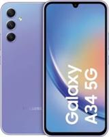 Samsung Galaxy A34 128GB Smartphone 5G 6.6'' Unlocked SIM-Free - Violet C+