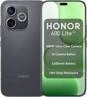 Honor 600 Lite 256GB Unlocked Dual Physical SIM+eSIM 5G Smartphone - Midnight A