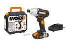 WORX WX291 18V Cordless 170Nm Impact Driver x1 2.0Ah Battery Charger & Case