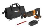 WORX WX500 18V (20V MAX) Cordless Battery Reciprocating Saw x2 blades Carry case