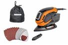 WORX WX648 65W Corded Electric Detail Sander Sanding Sheets & Carry Bag